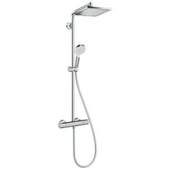 Hansgrohe Showerpipe Crometta E 240, Set Doccia 1 Getto, Cromato (27271000)
