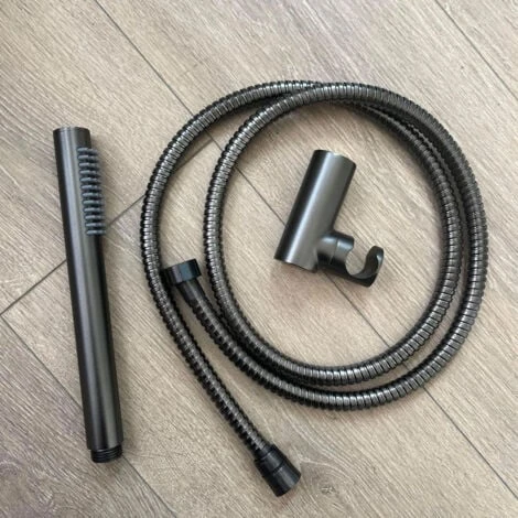 Porta Doccia Combinato Luisa Gun Métal 3 Pezzi - immagine 4