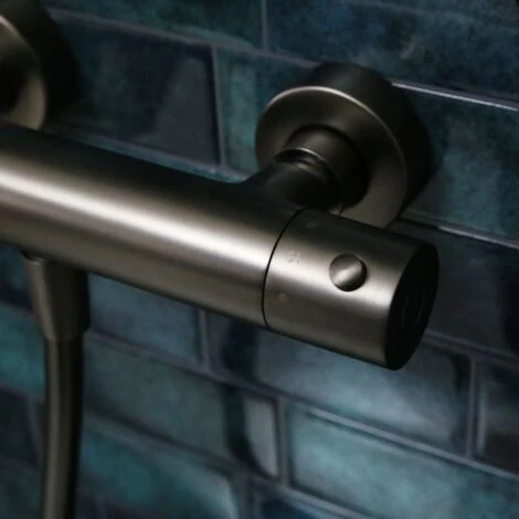 Miscelatore Termostatico Per Doccia Luisa In Gun Métal - immagine 5