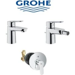 KIT RUBINETTERIA GROHE BAUEDGE CON DEVIATORE