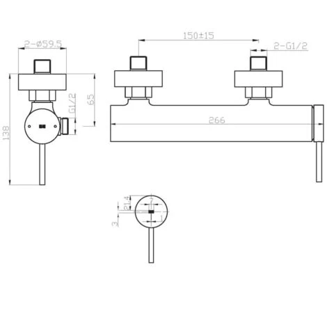 Rubinetto Doccia Luisa In Bianco - immagine 2