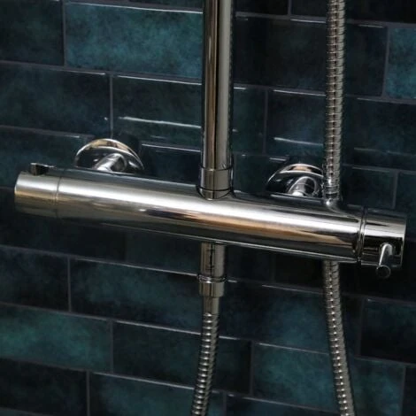 Colonna Doccia Luisa Cromata Con Miscelatore Meccanico - immagine 5