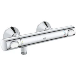 Grohe Miscelatore Termostatico Per Doccia Precision Flow, SafeStop, Cromo (34840000)