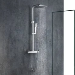 Colonna Doccia Con Miscelatore Meccanico Diamante - Spazio