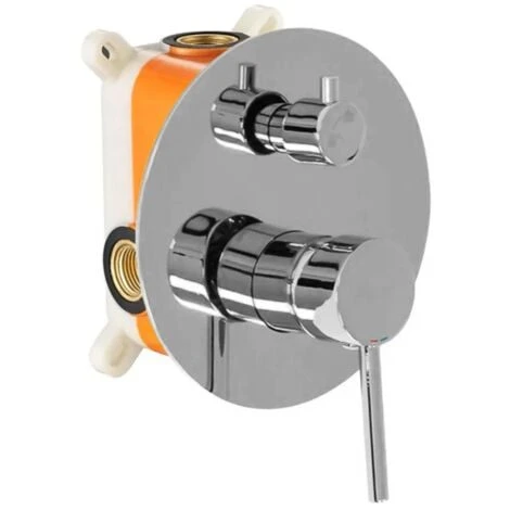 Set Da Vasca-doccia Da Incasso Rea Lungo Chrome + BOX - immagine 2