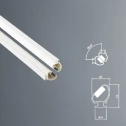 Guarnizione Magnetica Box Doccia In Gomma EC-MAG-2601 Angolo 90° Colore: Bianco