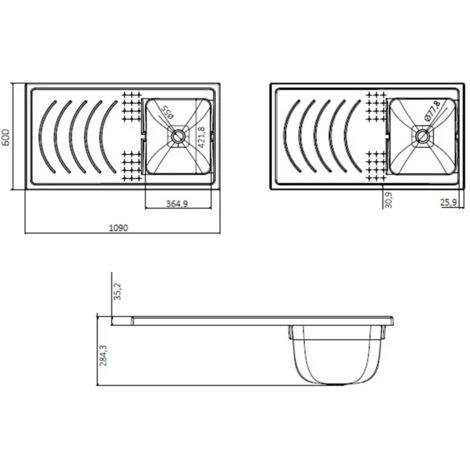 Lavatoio Coprilavatrice Con Mobile In PVC Colore Bianco 109x60 Cm Mod. Silvestro - immagine 2
