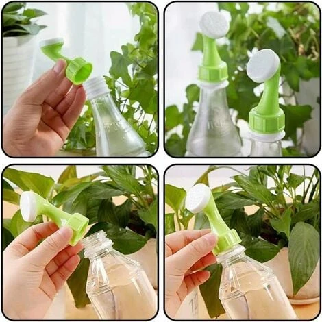 Tappo Per Annaffiatoio Da 10 Pezzi, Flaconi Spray Per Soffione Doccia, Per Irrigazione Di Bottiglie D'acqua Per Pentole - immagine 5