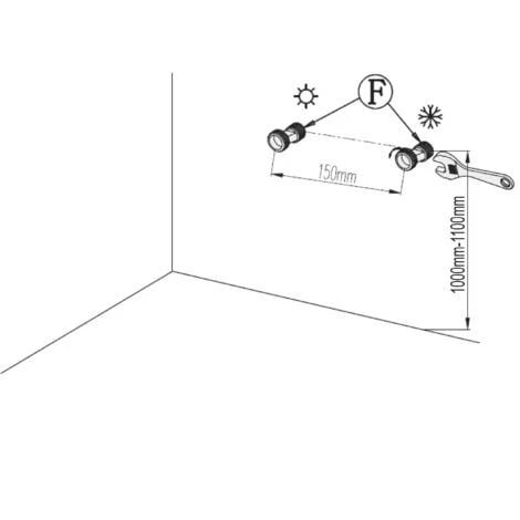 Set Colonna Doccia Termostatica In Acciaio Ed Ottone Completa Di Soffione Slim Doccino E Flessibile, Canna Regolabile In Altezza - immagine 3