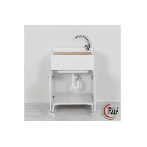 Lavatoio Stella Bianco, 60x50x83cm - immagine 3