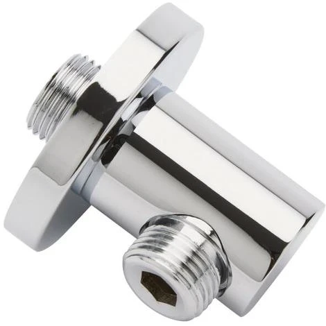 Hudson Reed Presa D’Acqua Quadrata Da Parete In Ottone Cromato Per Docce - immagine 2