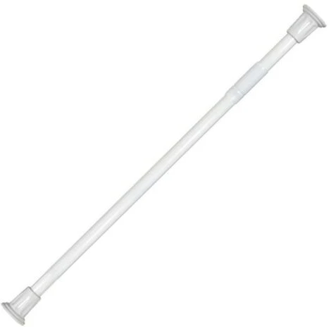 Trade Shop - Bastone Asta Telescopica Per Doccia Tenda Armadio Estensibile Da 110 A 200 Cm