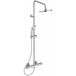 Ideal Standard CeraTherm - Set Doccia Termostatico, Diametro 20 Cm, Cromo A7226AA