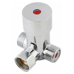 Valvola Di Miscelazione Termostatica Per Il Controllo Della Temperatura Valvola Di Miscelazione Dell'acqua Calda E Fredda G1/2 Per Il Bagno Dell'hotel Domestico Sensore Automatico Rubinetto Senza Cont