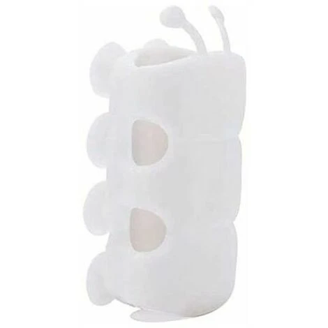 Supporto Per Soffione Doccia, Ventosa In Silicone Senza Perforazione, Supporto Per Montaggio A Parete Per Soffione Doccia, Nessun Trapano Necessario Per Marmo, Vetro, Metallo, Ceramica (bianco)