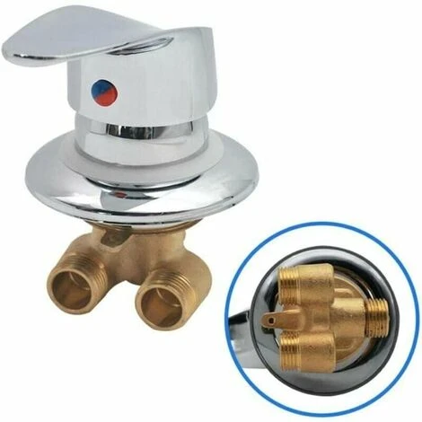 Carivent Mixer Cabina Doccia In Ottone Per Doccia Uscita Inverter Cromato Doccia Miscelatore Connettore G1/2 Doccia ITeddo Miscelatore Per La Camera