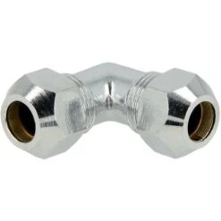 Gomito Con Attacco Di Bloccaggio 10 X 10 Mm, Cromo