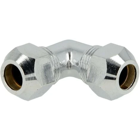 Gomito Con Attacco Di Bloccaggio 10 X 10 Mm, Cromo