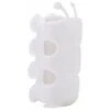 Supporto Per Soffione Doccia, Ventosa In Silicone Senza Perforazione Supporto Per Montaggio A Parete Per Soffione Doccia Nessun Trapano Necessario Per Marmo Vetro Metallo Ceramica (bianco)